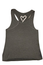 Load image into Gallery viewer, Dark Grey Racerback Tank Top
